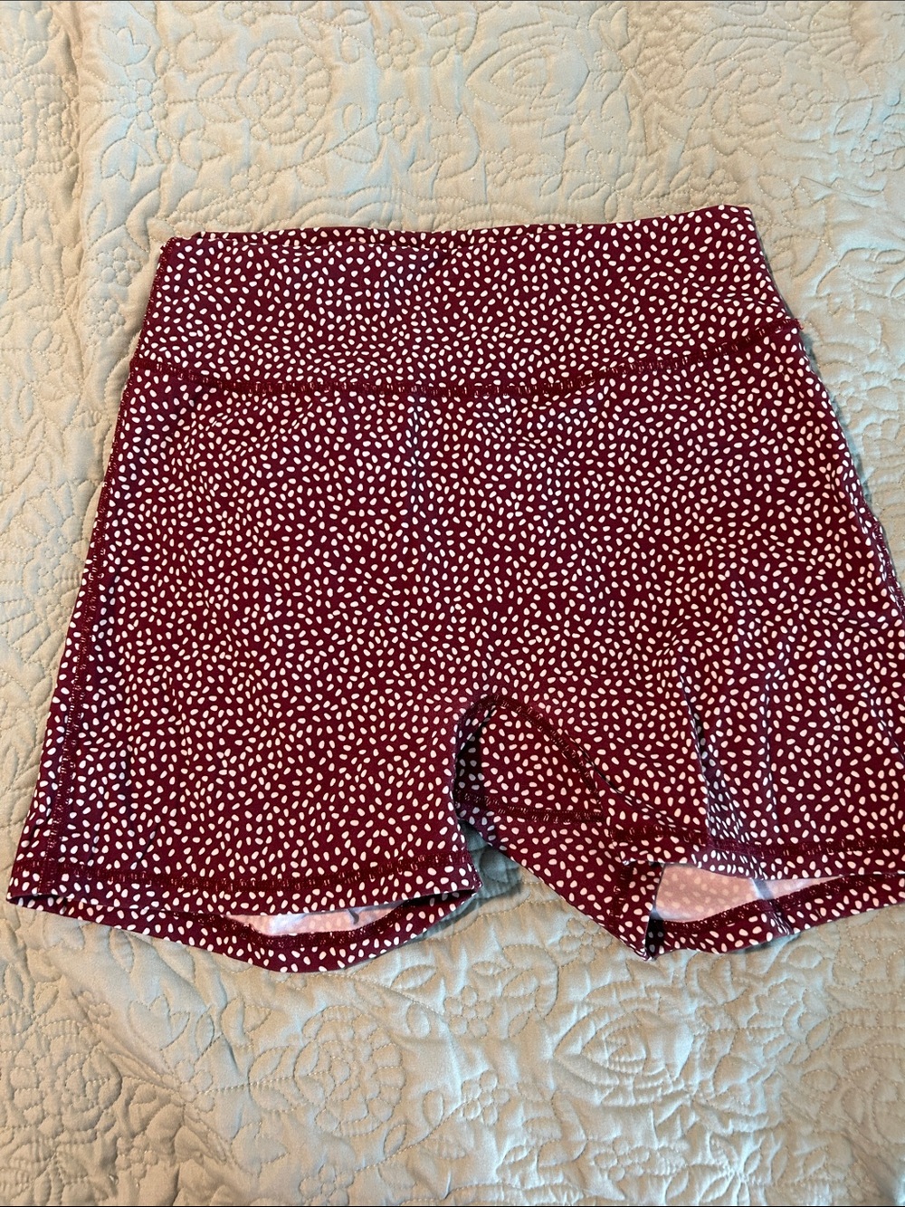 Buffbunny Legacy Short - Vineyard Dark Red Bossy Print